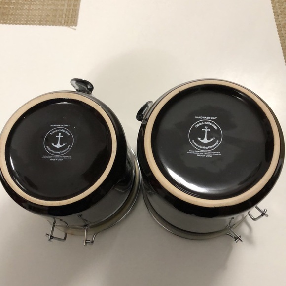 VTG Set of 2 Home Collection Anchor Hocking Canisters - Picture 6 of 9